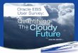Oracle EBS User Survey: Quantifying the Cloudy Future