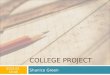 Shanice GreenCollege Project