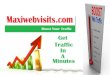 Buy alexa traffic at maxi web visits