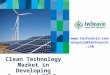 Clean Technology Market in Developing Countries 2015-2019