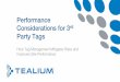 Performance considerations for 3rd party tags