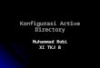 Konfigurasi active directory