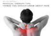 Melissa Keroack: Things You Should Know About Pain