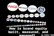 How is brand equit built, measured, and manged