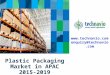 Plastic Packaging Market in APAC 2015-2019