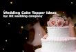 Cool cake topper for wedding decoration