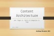 Content Architecture - WordCamp Milwaukee 2015