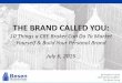 The Brand Called You - CRE Broker Guide to Marketing Yourself