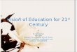 Education for 21st Century