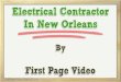 Electrical Contractor In New Orleans