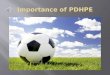 The importance of pdhpe