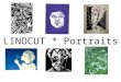 Linocut portrait examples
