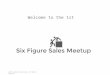 Six Figure Sales meetup:  Linkedin Prospecting