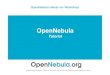 OpenNebula TechDay Boston 2015 - installing and basic usage