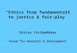 Ethics From Fundamentals To Justice & Fair Play