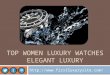 Top women luxury watches elegant luxury