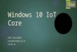 Windows 10 iot core   dot net notts - 27-07-15