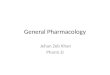 General pharmacology intro