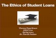 The Ethics of Student Loans