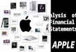 Analysis of financial statment of Apple