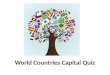 Country capital Quiz - Manu Melwin Joy