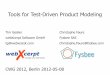 Tools for Test-Driven Product Modeling