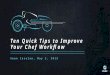 Ten Quick Tips to Improve Your Chef Workflow - ChefConf 2015