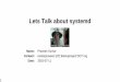 Basic of Systemd
