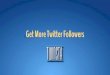 Ways to get twitter followers
