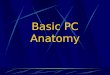 Basic pc anatomy