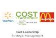 Cost leadership  - strategic management - Manu Melwin Joy