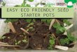 Easy Eco Friendly Seed Starter Pots