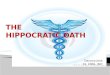 The hippocratic oath