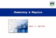 ChemPhys Unit 1: Matter
