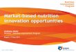 11. Oportunidades de innovación en nutrición basadas en el mercado