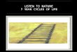 Listen to Nature 7 Year Cycles of Life
