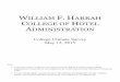 William F Harrah College of Hotel Administration Climate Survey Results
