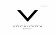 VOCALOID4 Editor Manual