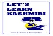 Wakhlu Wakhlu Let's Learn Kashmiri