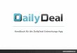 DailyDeal Handbuch Partner App At