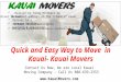 Quick and Easy Way to Move in Kauai- Kauai Movers