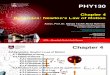 PHY 130 - Chapter 4 - Dynamics -Newton’s Law of Motion