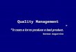 Quality Management Fall05