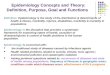 Concepts Theory Epidemiology
