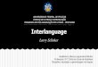 Interlanguage - Selinker