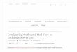 Configuring Outbound Mail Flow in Exchange Server 2013