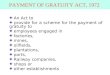 Payment of Gratuity Act-1972