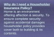18-11Why Do I Need a Householder Insurance Policy