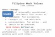 Filipino Work Values