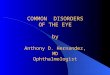 Presentation on Disorders of the Eye